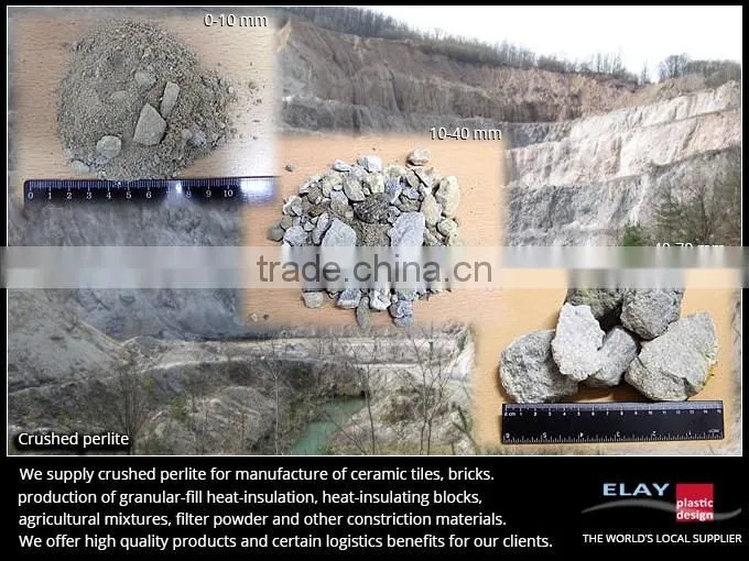 Crushed perlite