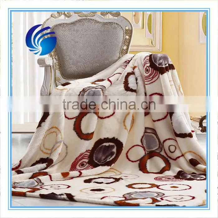 100% polyester storehouse super plush throw blanket