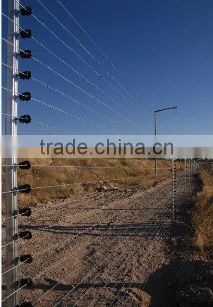 Electric fence insulators for security fencing post an wires, waterproof and uv resistance