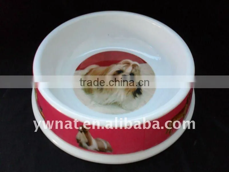 Dog bow made of melamine