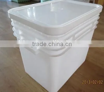 25 liter plastic rectangular bucket Paint bucket pail for packing Paint bucket 6.6 gallon