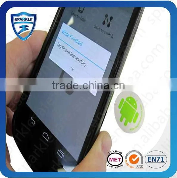 High quality sparkle safe passsive PVC RFID tag
