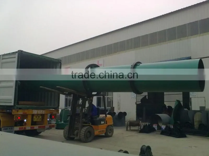 Rotary drum dryer/agricultural fertilizer machine