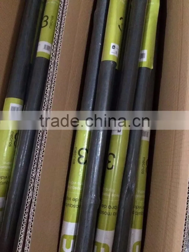 Fiberglass Black Gray Plisse Insect Screen Mesh/Pleated Mosquito Net/Fiber glass Plicated Insect Mesh with Print