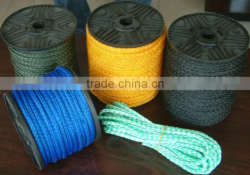 ski ropes hollow braided rope pe 16 strands rope for sale