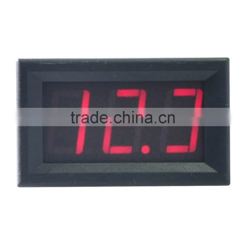 New 2 Wire DC 7-120V Mini LED Panel Digital Display Voltage Meter Voltmeter