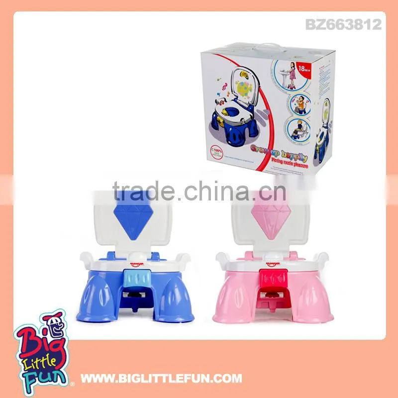 Baby potty chair,baby potty seat with brush and music