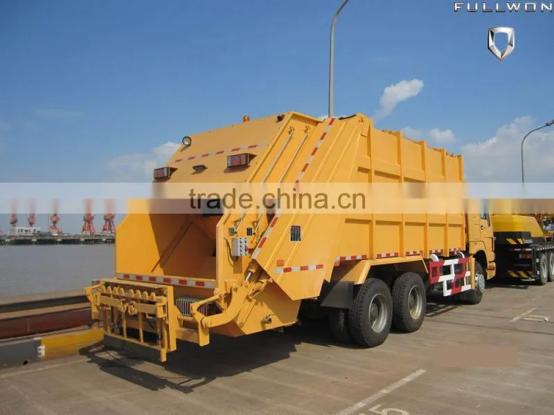 SINOTRUK HOWO 10 tons 6 wheel 4x2 garbage truck for sale