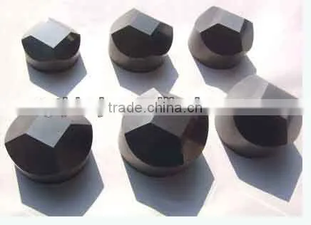 Cemented carbide anvil with mirror surface for cultured diamonds
