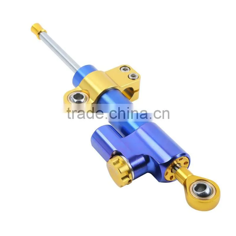 for Universial Motorcycle Adjustable Steering Damper Stabilizer Top Quality Blue