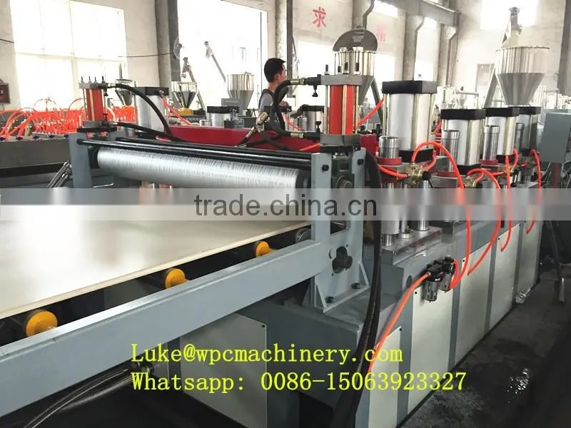 Pvc foam board making machine/wpc foam board extrusion line/production line