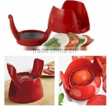 Manual Plastic Tomato Slicer/ Tomato Cutter/ Tomato Splitter