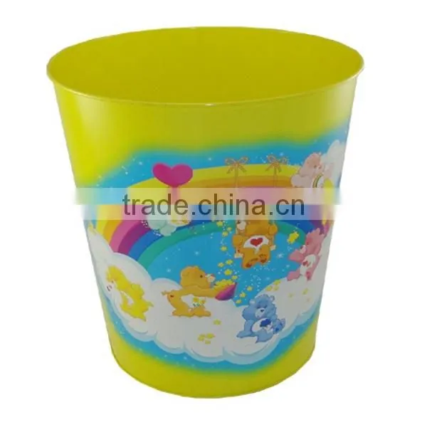 round tin buckets pails decorative
