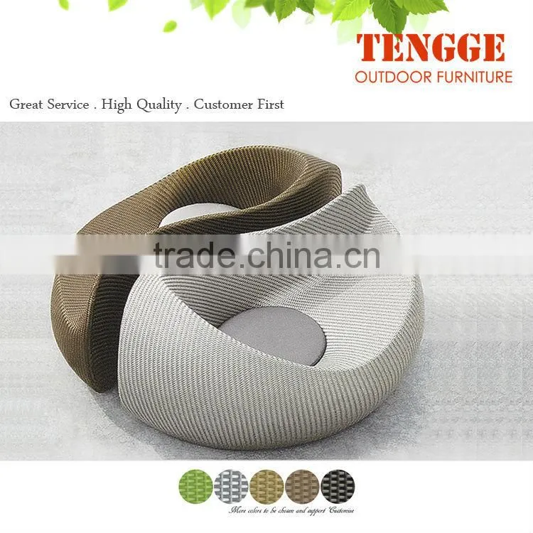 Foshan furniture Wicker sofa sunbed made-in-china