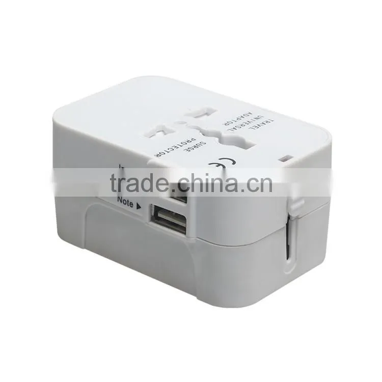 Factory Price USB Universal Portable Travel Plug Unique Travel Plug Superb Quality AC 250V Customized with double USB port