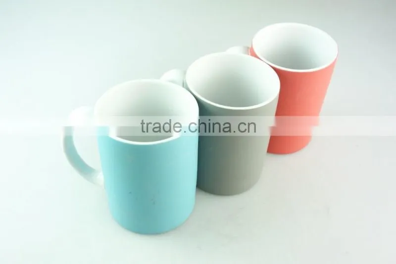 Stocked,Eco-Friendly Feature and Mugs Drinkware Type double ceramic mug with handle