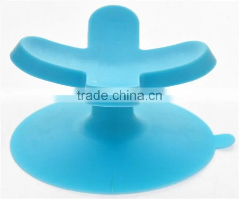 Food Grade SiIliocne Sucktion Hooks Phone Holder Single Jesus Cross Sucktion Hook