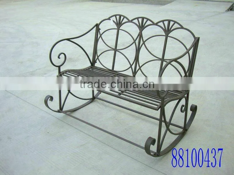 Metal Rocking Bench