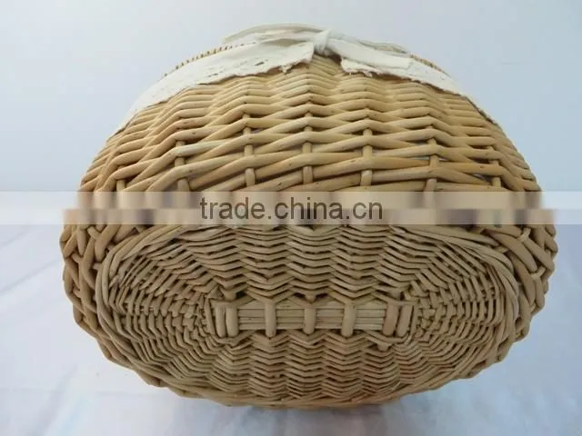 2014 new cheap takeaway handmade rattan willow food container