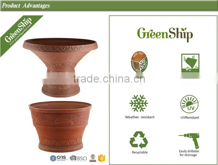 Recyclable terracotta urns and planters - GreenShip