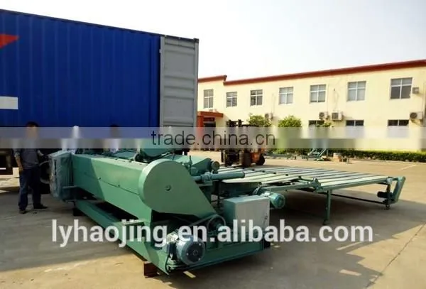 peeling machine with cutting in plywood factory