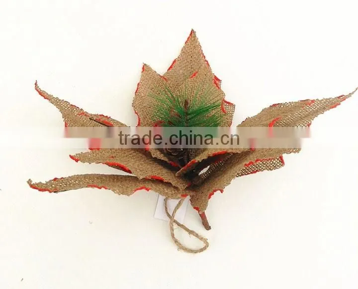 bulk buy christmas decorations handmade decorative jute flowers