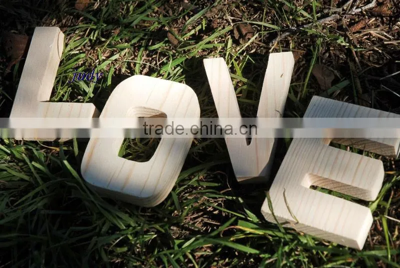 handmade small wooden alphabet letters for crafts