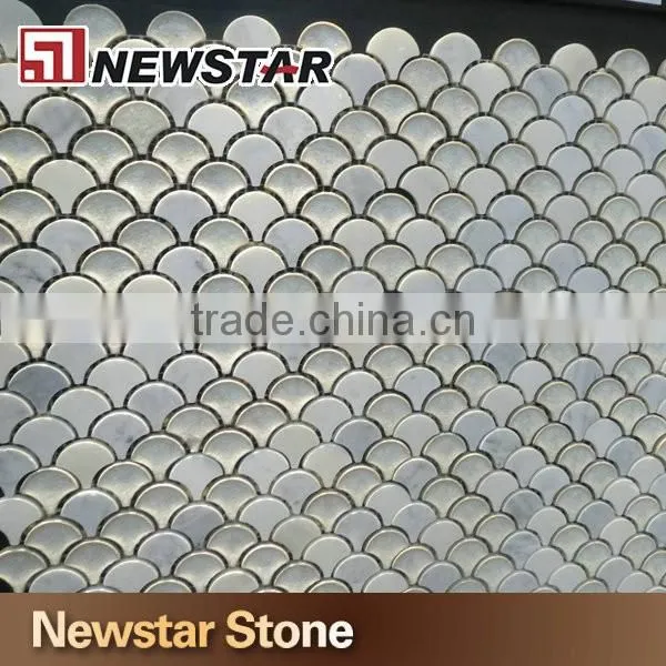 2016 Newstar penny rounds marble mosaic tile