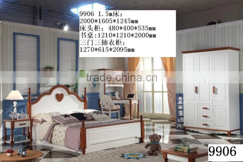 RD9906 Country side style Korean bedroom set modern design bed room set