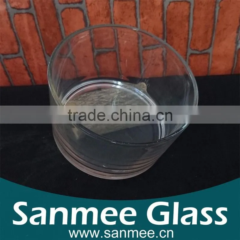 Manufacture Clear Candle Holders Quality Glass Candle Holder