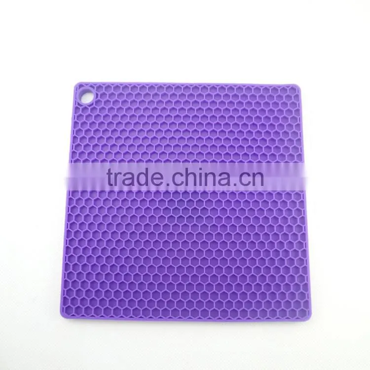 Eco-Friendly Square Silicone Cellular Place Mats