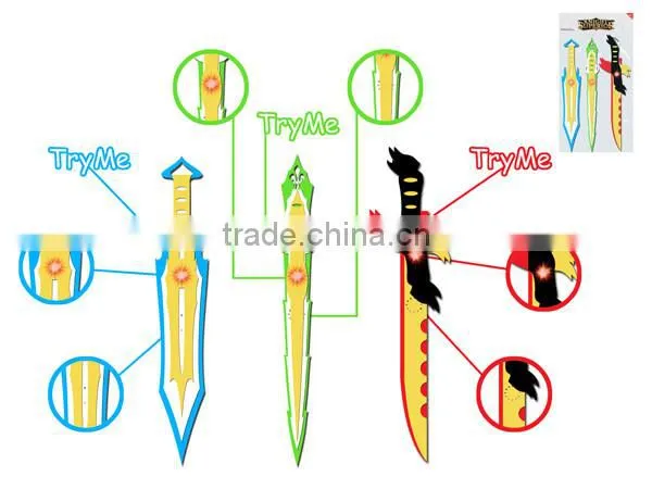 new hot music EVA sword battery operation toy