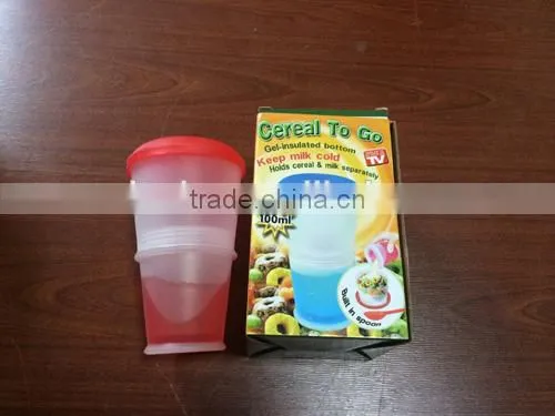 100ML plastic breakfast cup/ housemate