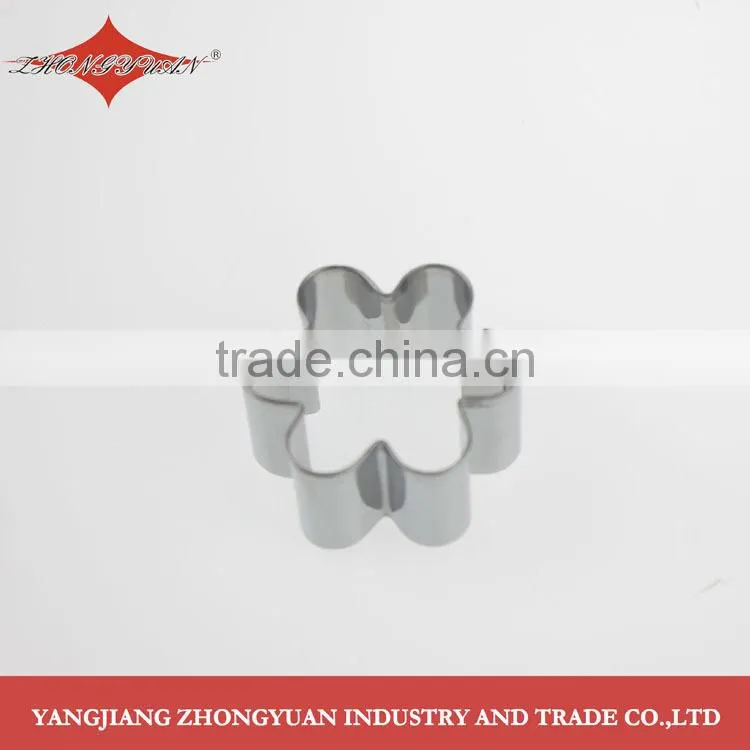 High quality flower shape stainless steel cookie cutter