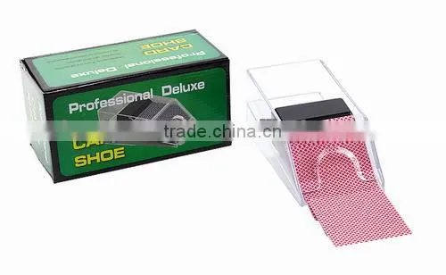 High quality Card Shoe For 2 Deck Cards in transparent