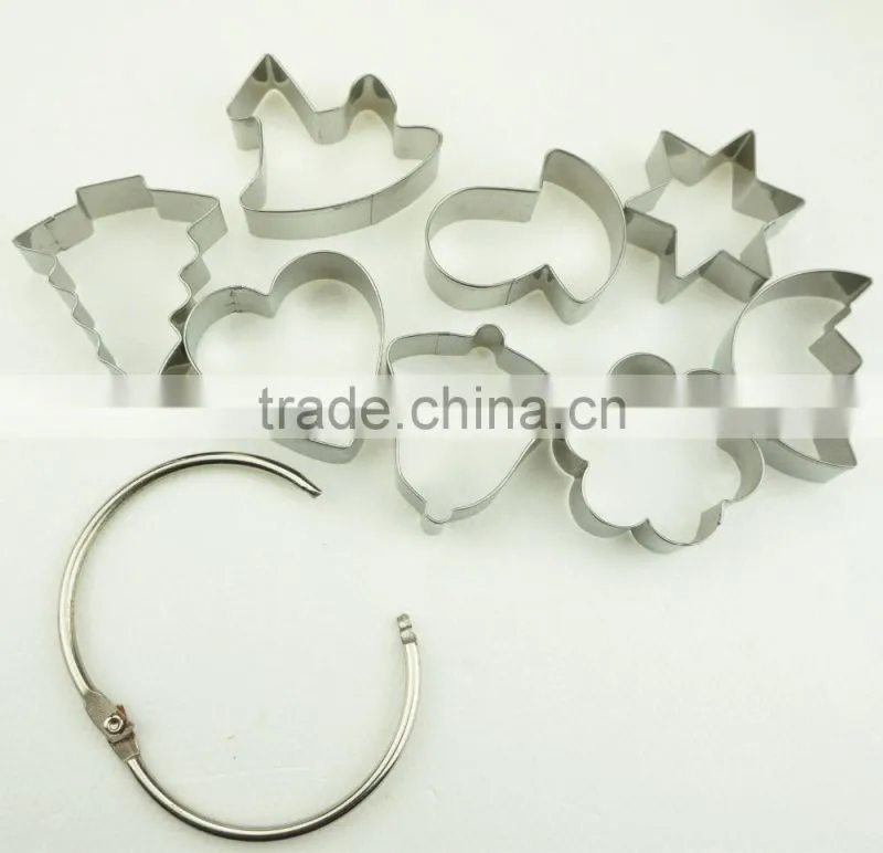 47024 8 pcs stainless steel cookie cutter set