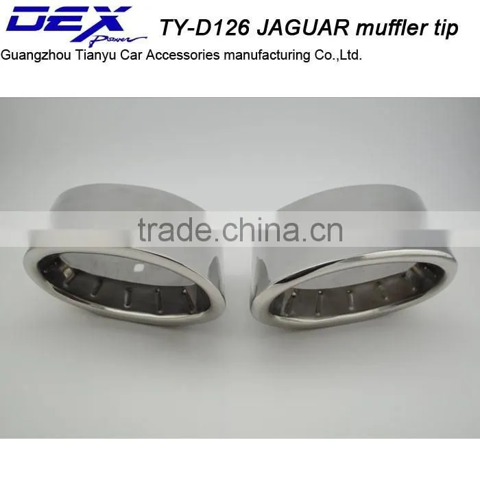Stainless steel exhaust tip JAGUAR muffler tip