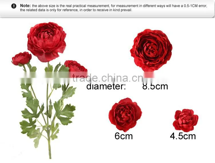 hot sell artificial ranunculus wedding low moq decoration arrangement
