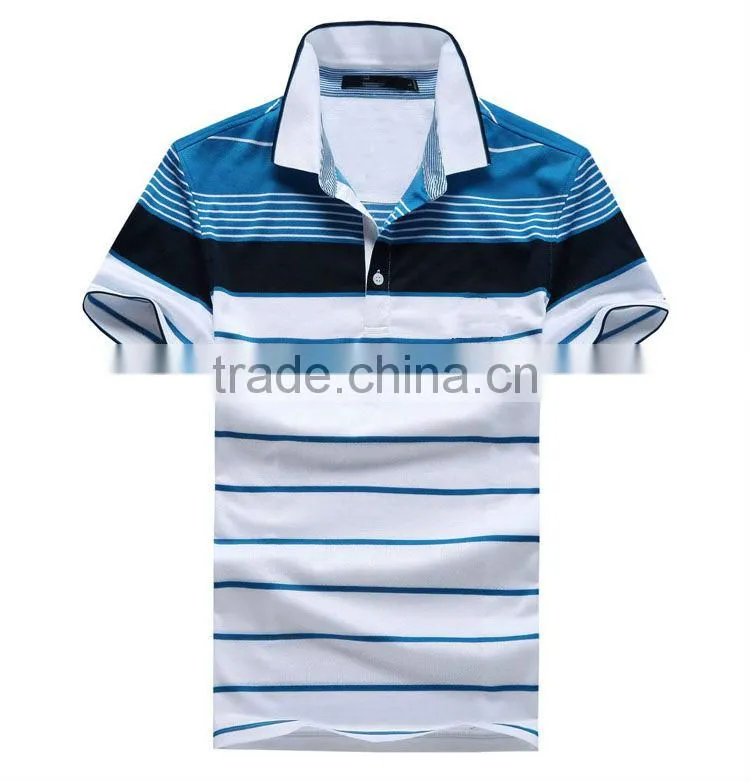 2014 fashion summer cotton men knit shirt