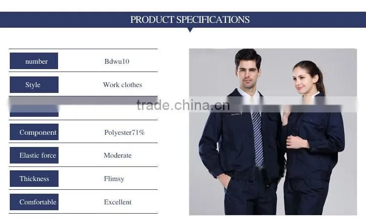 Work Jacket For Classic European Construction Work Clothes