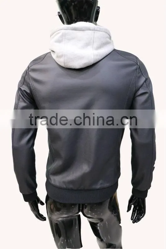 2016 Top fashion Italian jacket mens leather blazer