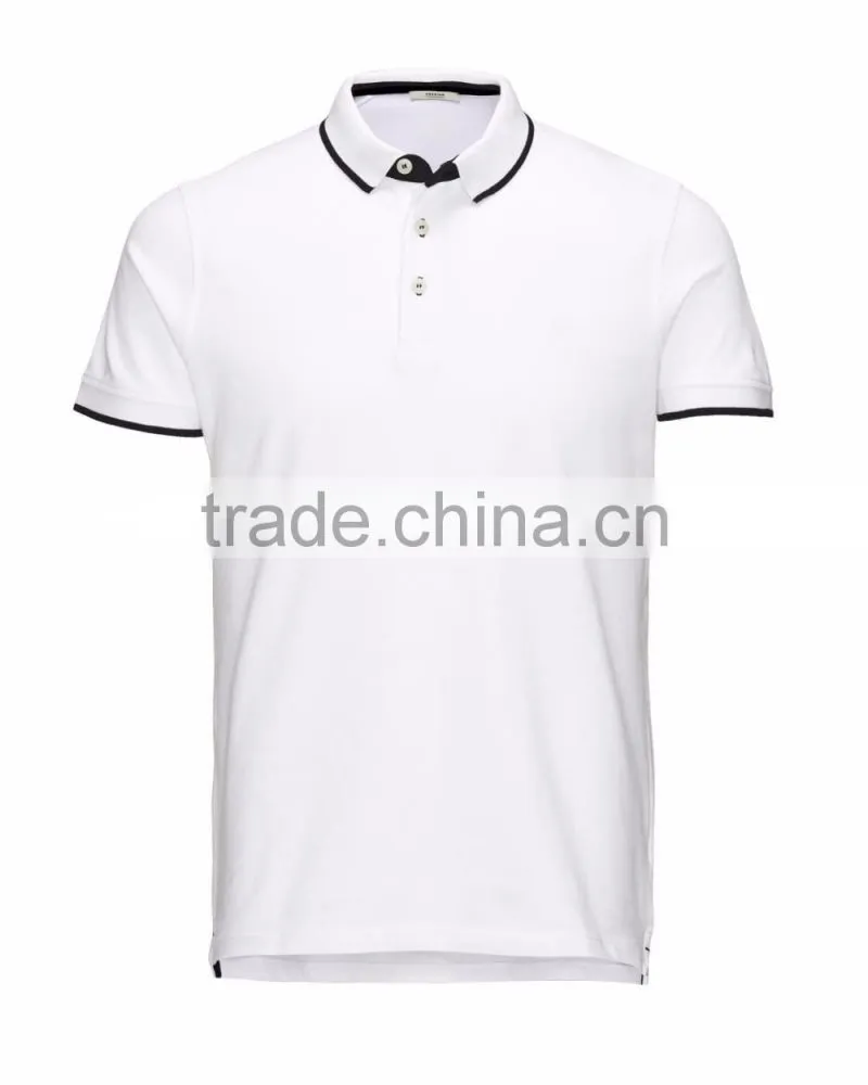 100% cotton men polo shirt custom, plain polo t-shirt cheap wholesale