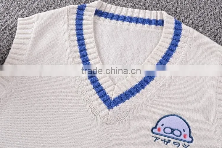 Primary school uniform design unisex uniform vests