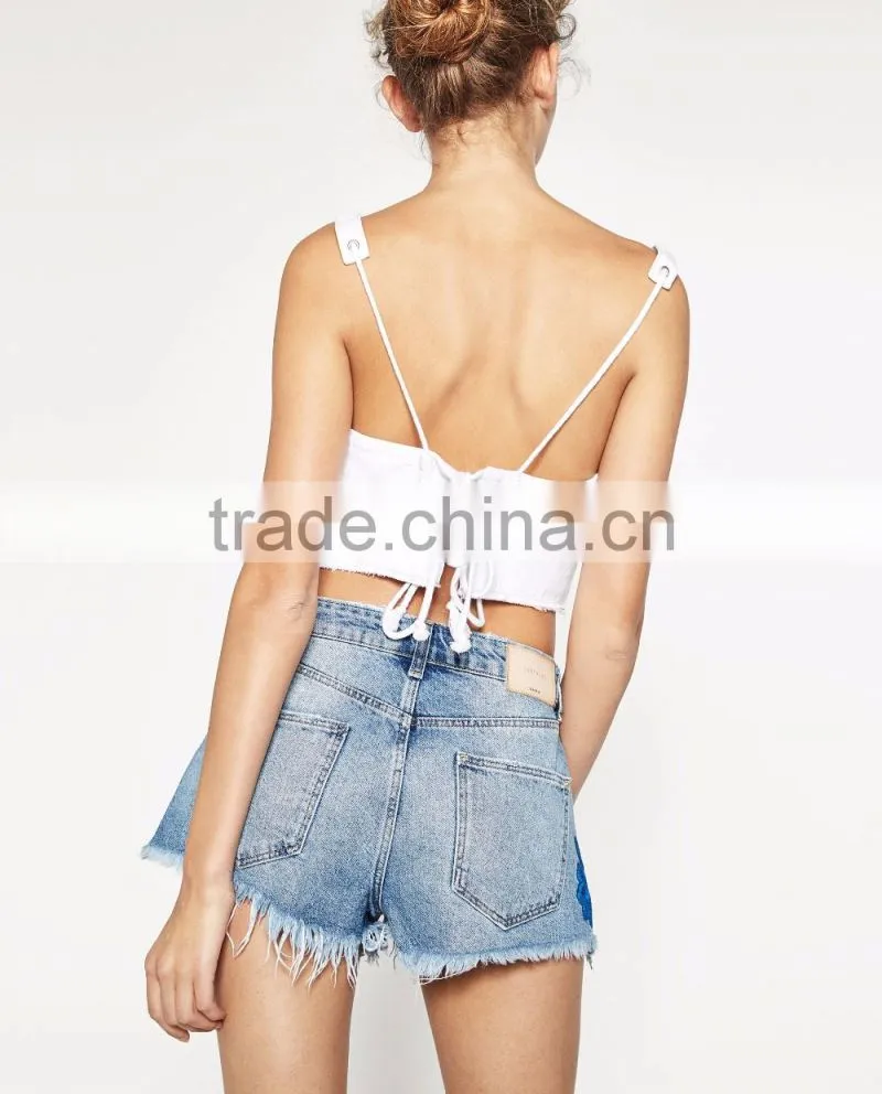2016 custom fashion apparel young girl summer sexy women jeans shorts short pants half pants cotton girls