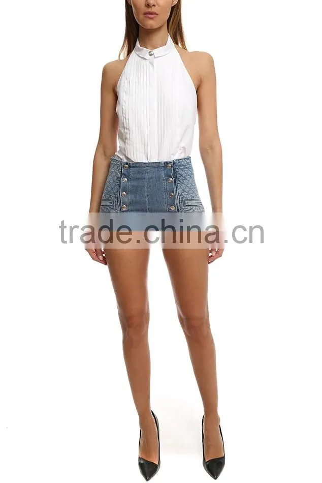 2016 new arrival sexy ladies short jeans pants for summer