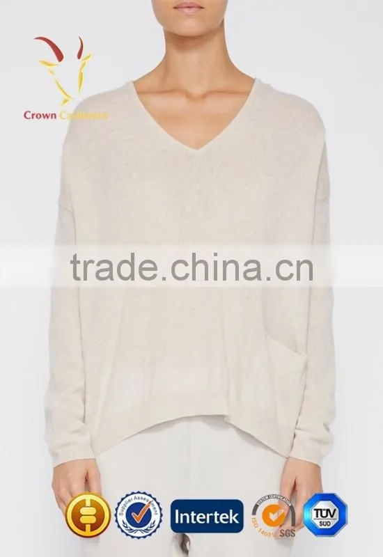 Erdos Cashmere Sweater Pullover for Women V Neck
