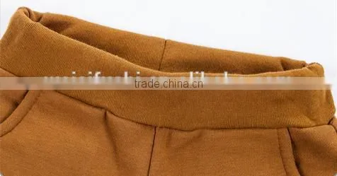 China Supplier Boy Trousers Wholesale100%Cotton Kids Wear Casual Children Embroidery Trouser Pants
