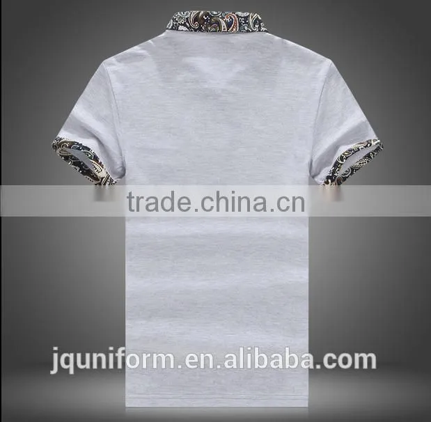 Custom Popular Cheap Soft Men's Stand Collar Cotton short sleeve men T Shirt Camisa Polo Shirts wholesale