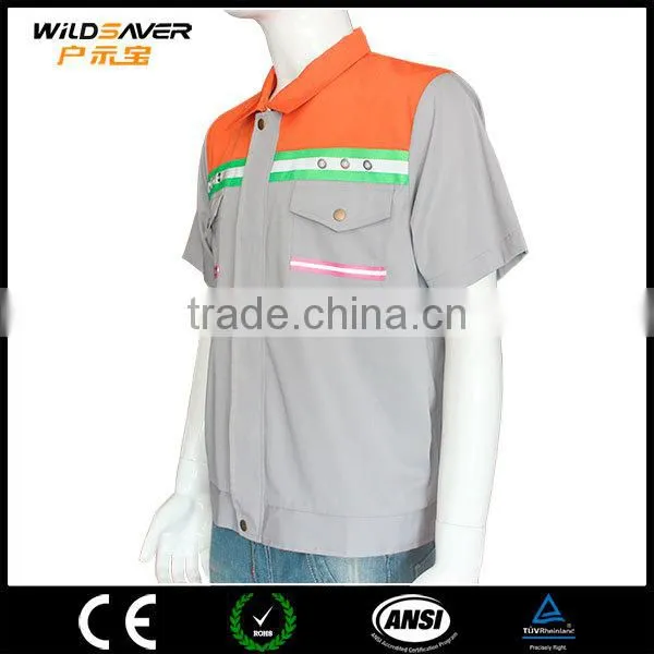 uniform construction workwear reflective flashing dark night