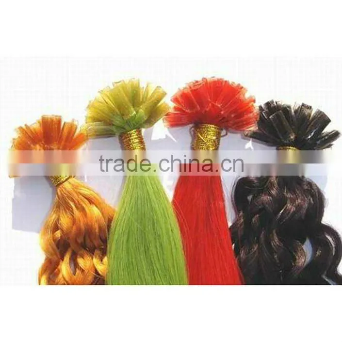 Hair extension human hair/Chinese manufacturer/preboded tip hair